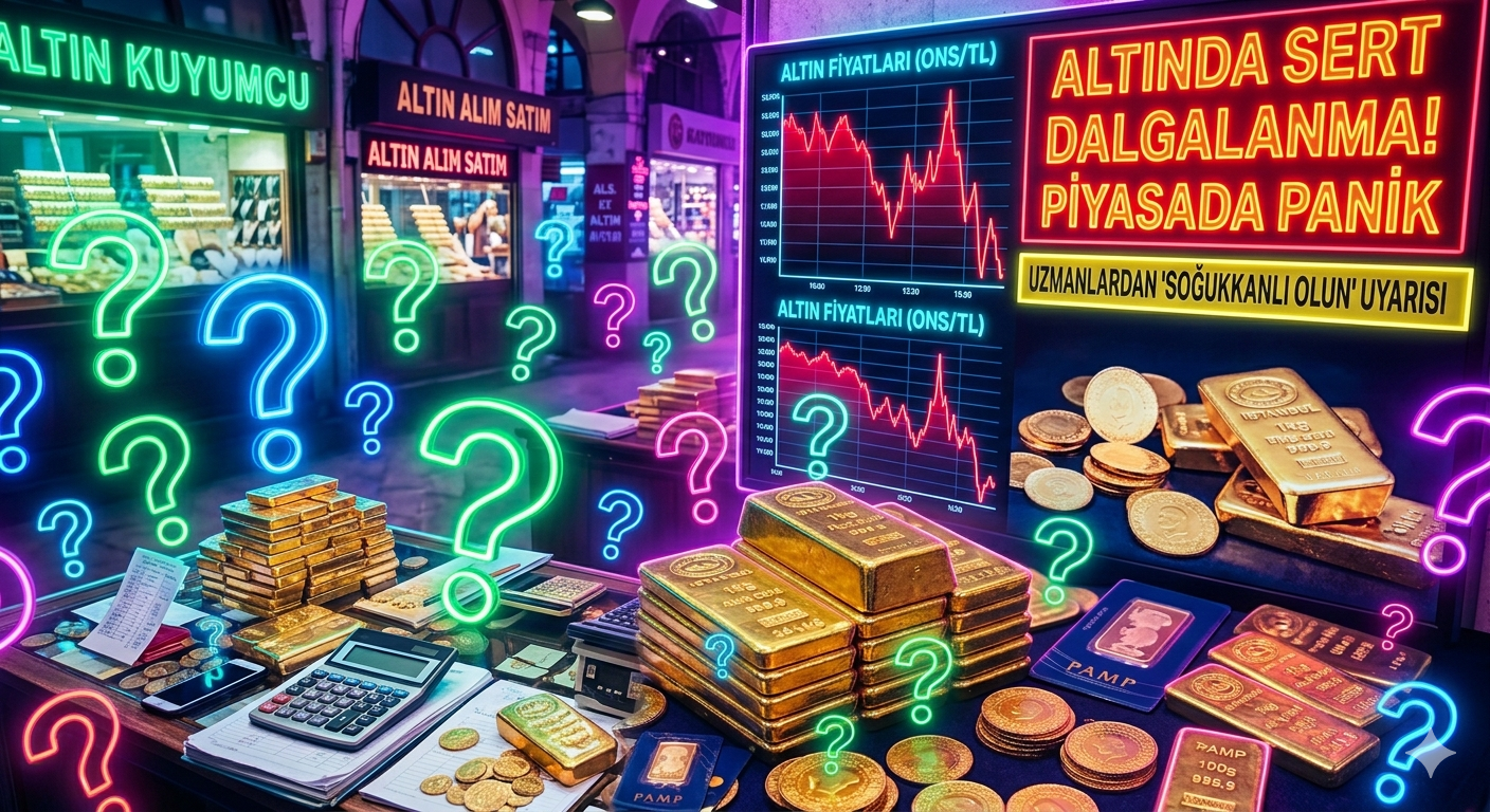 Altında Sert Dalgalanma: Piyasada Panik, Uzmanlardan “Soğukkanlı Olun” Uyarısı