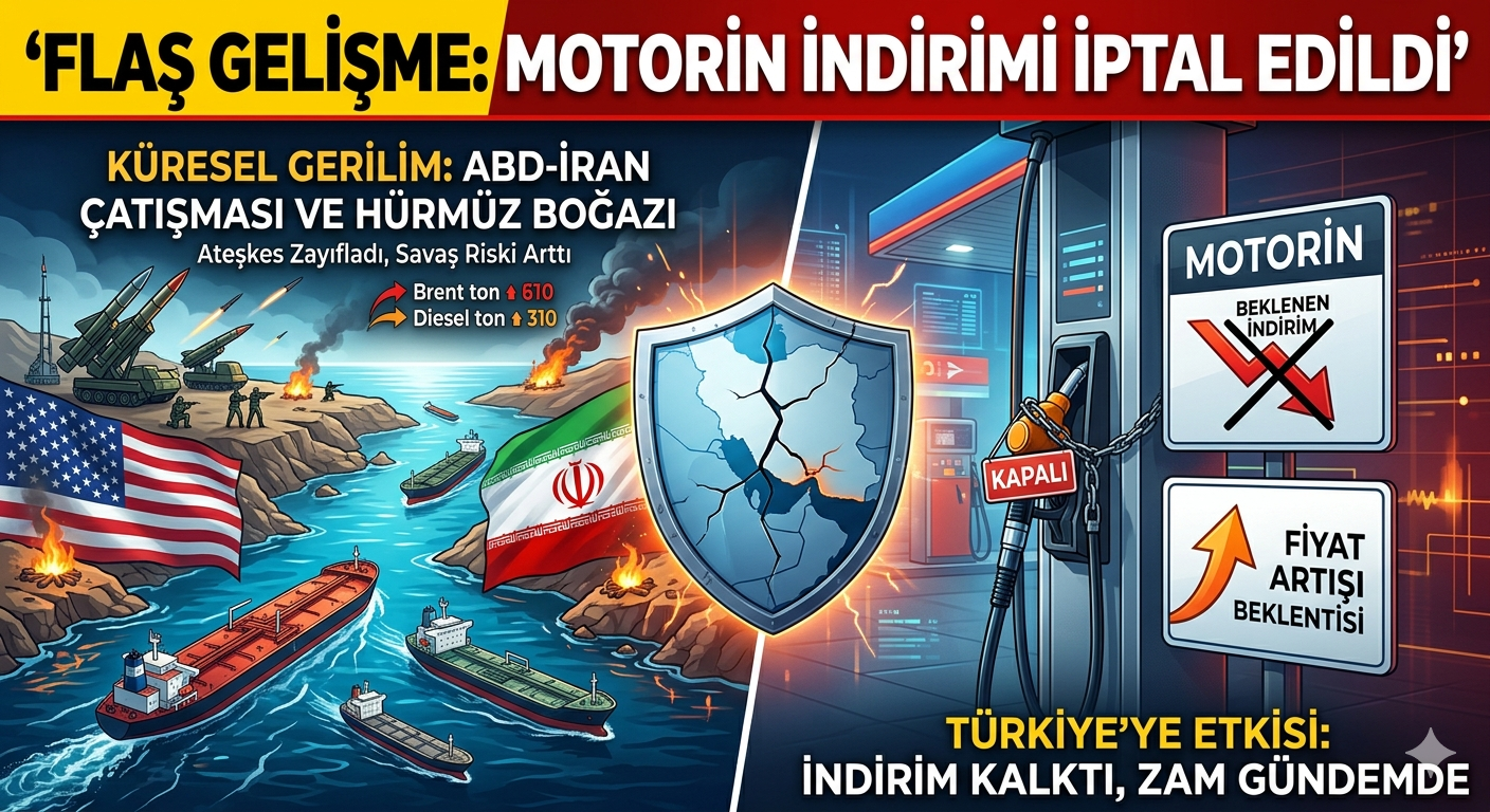 Akaryakıtta Beklenen İndirim Raf Kalktı: Küresel Gerilim Pompa Fiyatlarını Vurdu