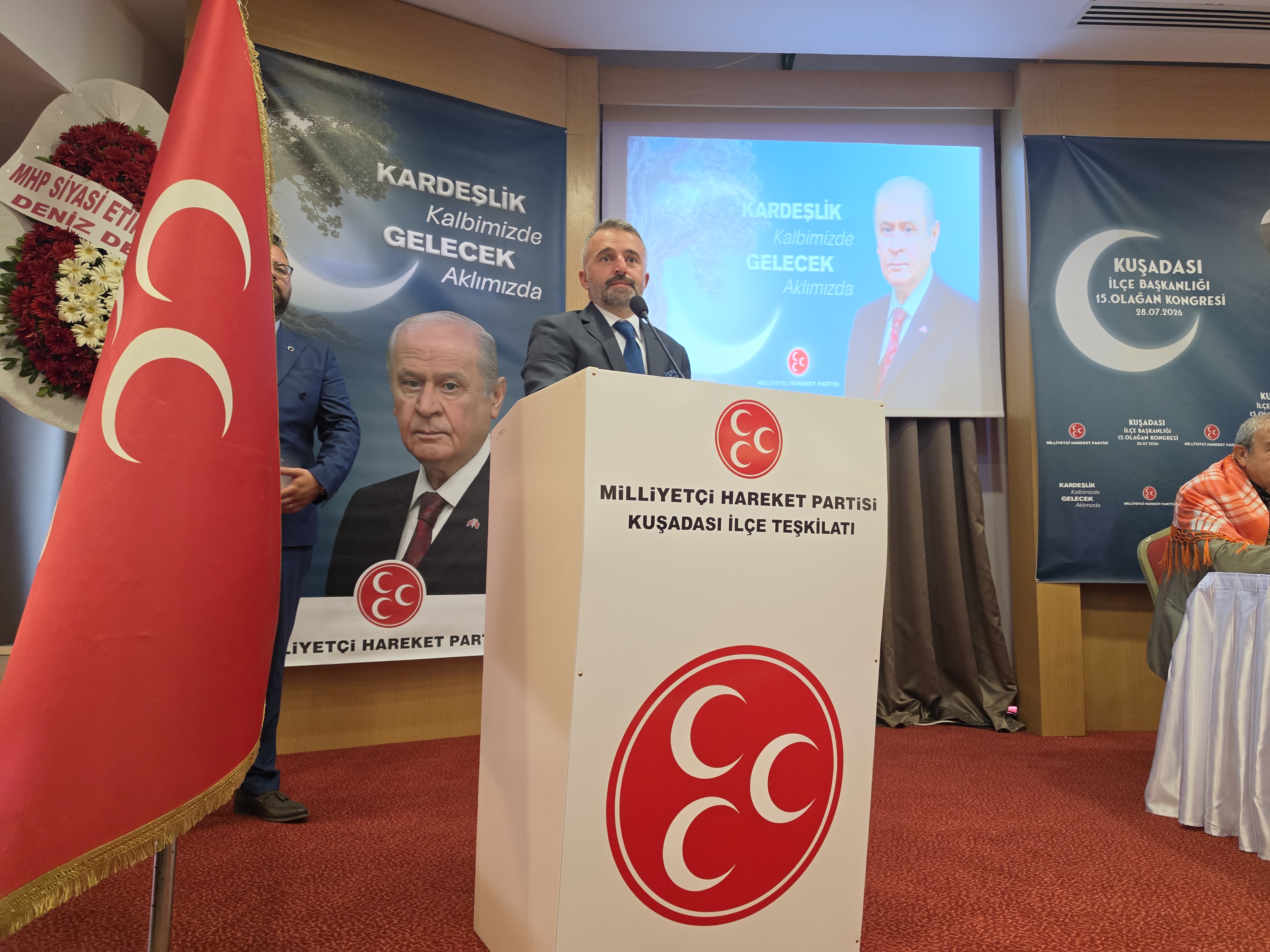 MHP KUŞADASI 15. OLAĞAN KONGRESİ'NDE TAŞDEMİR'DEN ORTAK İRADE VURGUSU