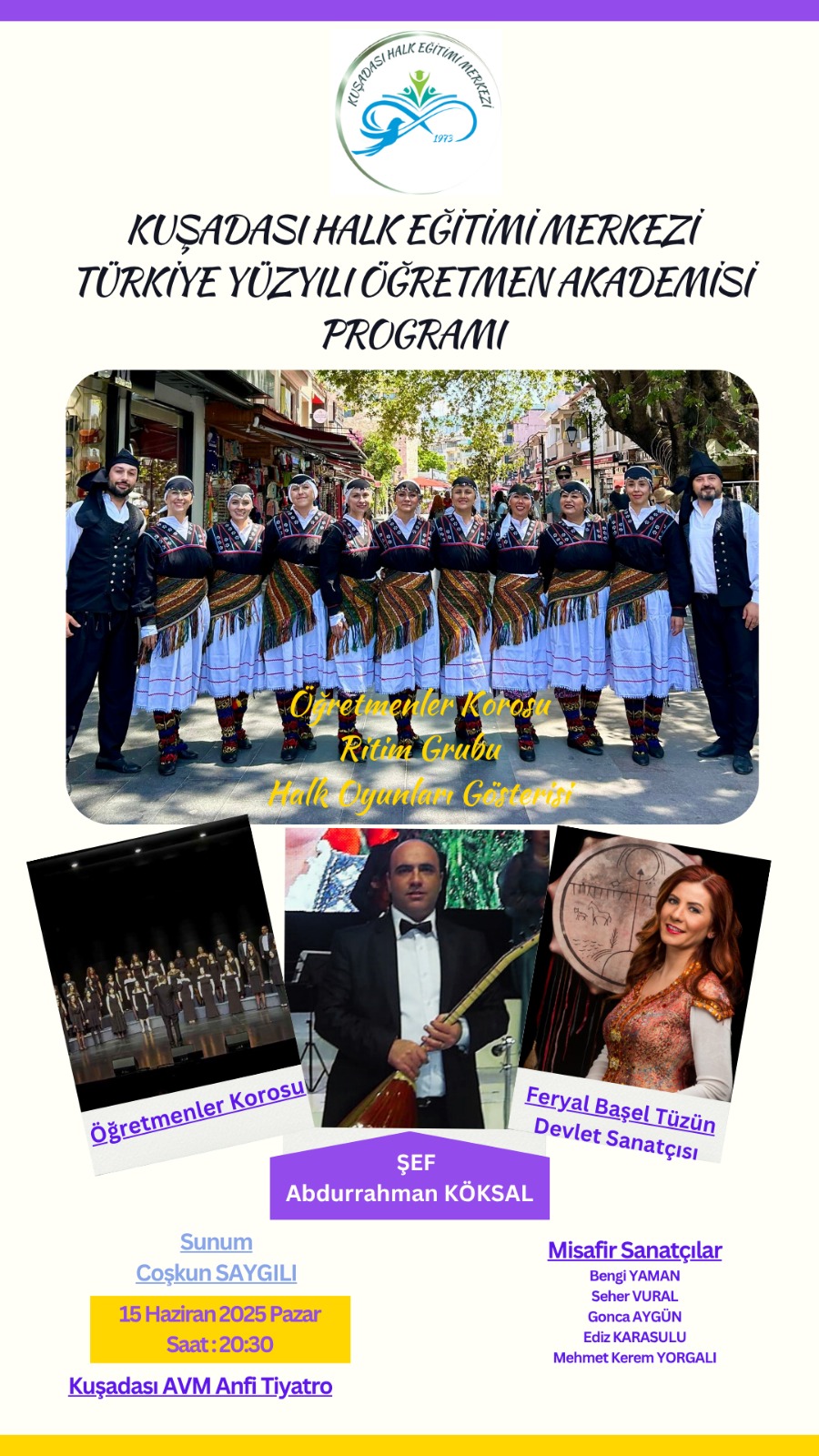 Kuşadası Halk Eğitimi Merkezi’nden Türkiye Yüzyılı’na Yakışır Bir Müzik Ziyafeti