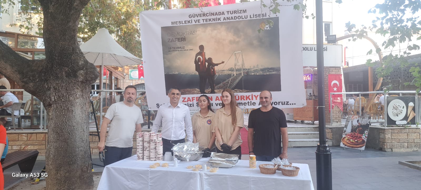 Güvercinada MTAL’den 15 Temmuz Şehitleri Anısına Anlamlı İkram