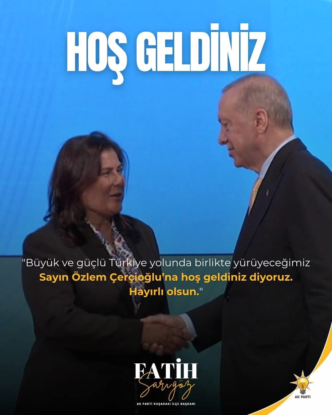 “AK Parti’ye Aydın’dan Büyük Katılım: Türkiye Yüzyılı’na Güçlü Destek”