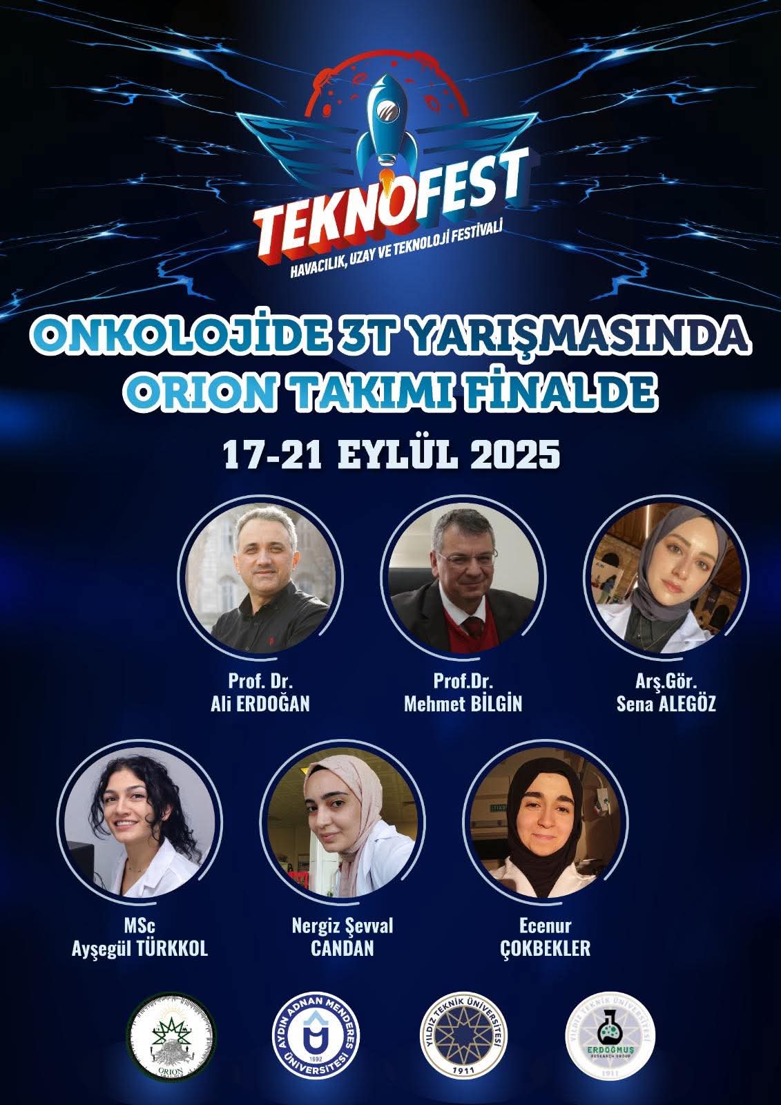 Prof. Dr. Mehmet Dinçer Bilgin’in Projesi Teknofest 2025 Finalisti Oldu