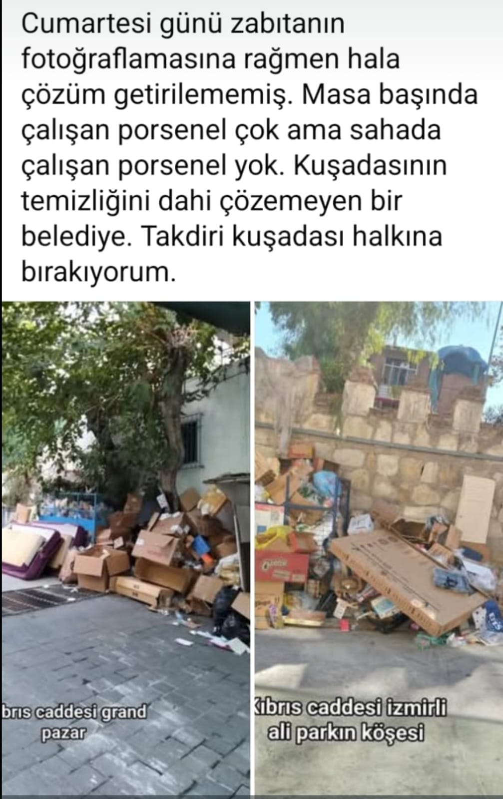 Kuşadası’nda Çöp Sorunu Bitmiyor: Vatandaş İsyanda