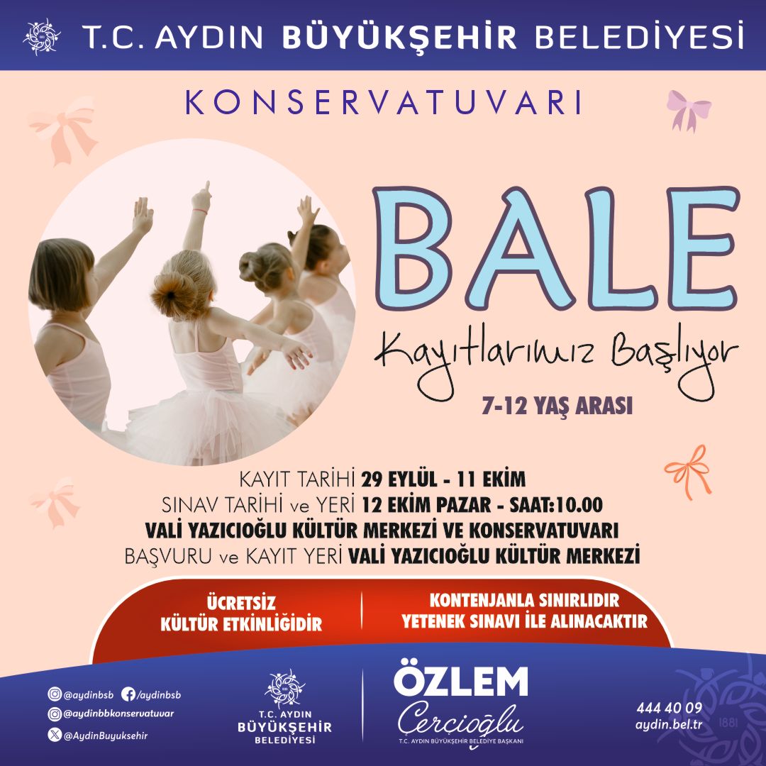 BAŞKAN ÇERÇİOĞLU: AYDINLI ÇOCUKLAR SANATLA BÜYÜYOR