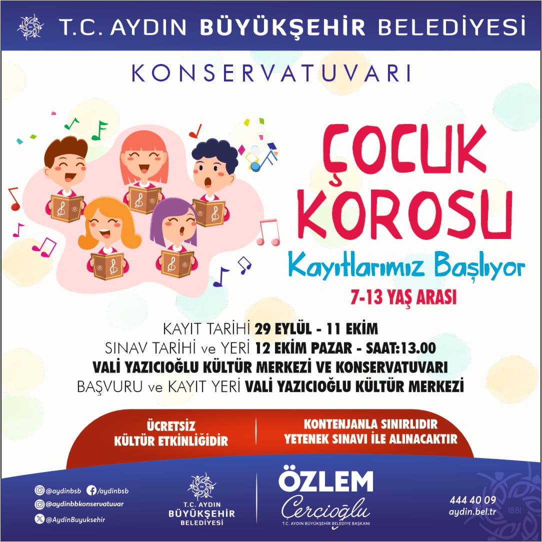 BAŞKAN ÇERÇİOĞLU: SANATLA BÜYÜYEN NESİLLER GELECEĞİMİZDİR