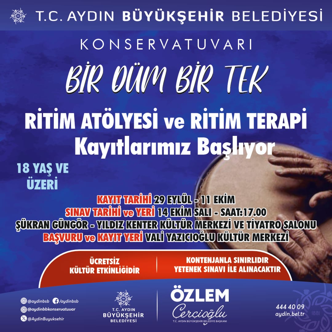 MÜZİĞİN RİTMİ BÜYÜKŞEHİR BELEDİYESİ İLE AYDIN’DA ATACAK