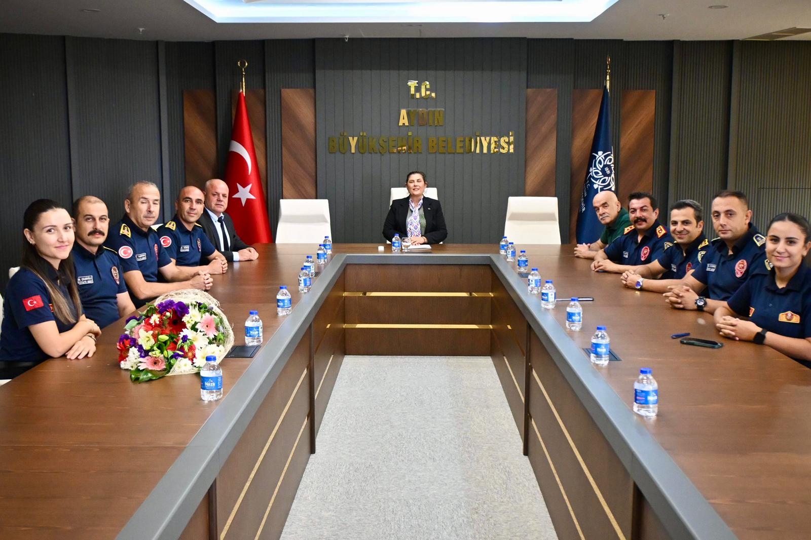 BAŞKAN ÇERÇİOĞLU İTFAİYE HAFTASI’NI KUTLADI