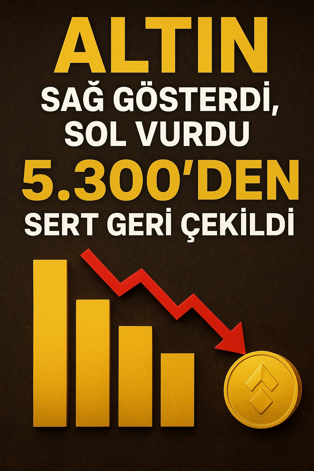Altın Sağ Gösterdi, Sol Vurdu: 5.300'den Sert Geri Çekildi