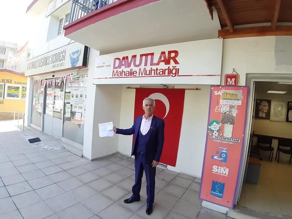 Davutlar Mahalle Muhtarı ve Eşi Saldırıya Uğradı