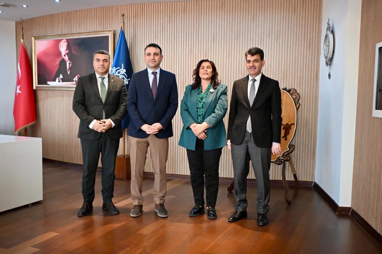 BAŞKAN ÇERÇİOĞLU’NA İL MİLLİ EĞİTİM MÜDÜRÜ YİĞİT’TEN ZİYARET