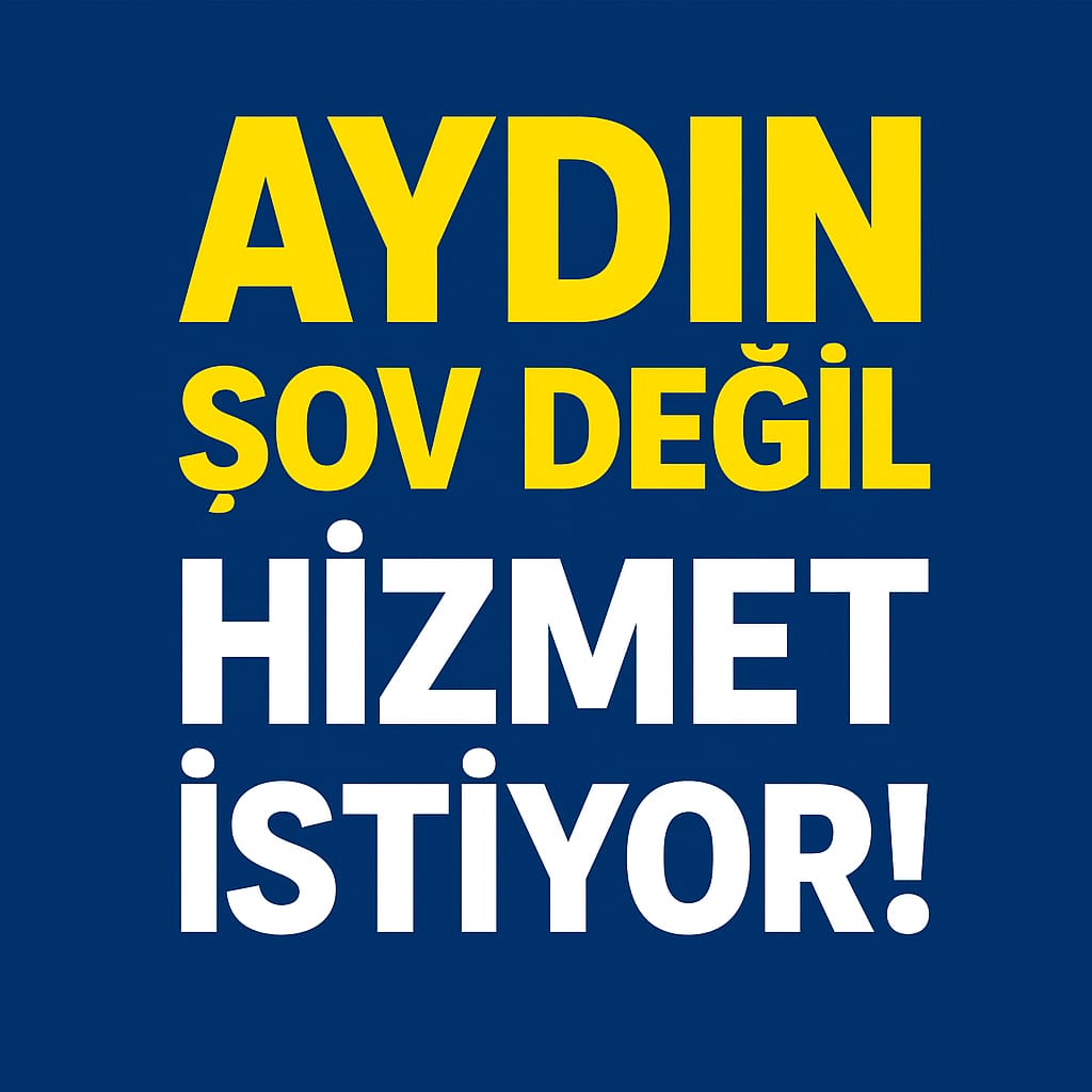 AYDIN’DA SİYASETTE SABIR TAŞI ÇATLADI: “ARTIK ŞOV DEĞİL, HİZMET İSTİYORUZ!”