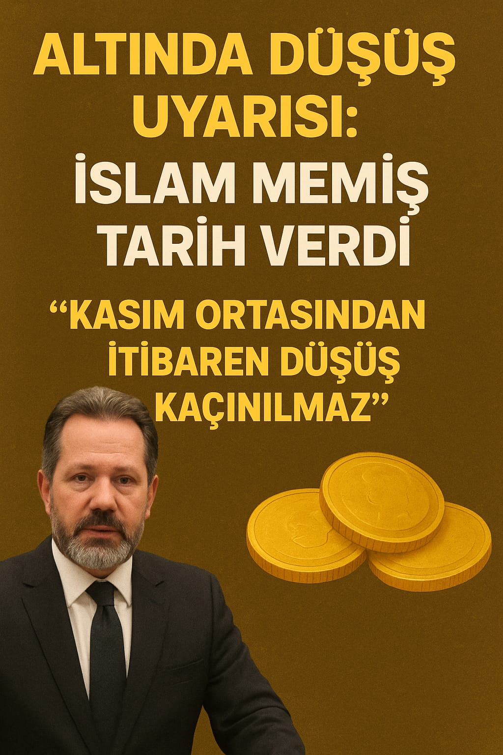 ALTINDA DÜŞÜŞ UYARISI: İSLAM MEMİŞ TARİH VERDİ