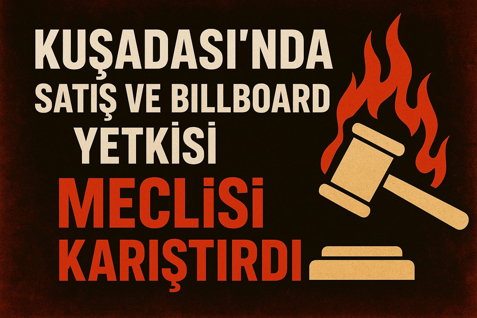 KUŞADASI’NDA SATIŞ VE BILLBOARD YETKİSİ MECLİSİ KARIŞTIRDI