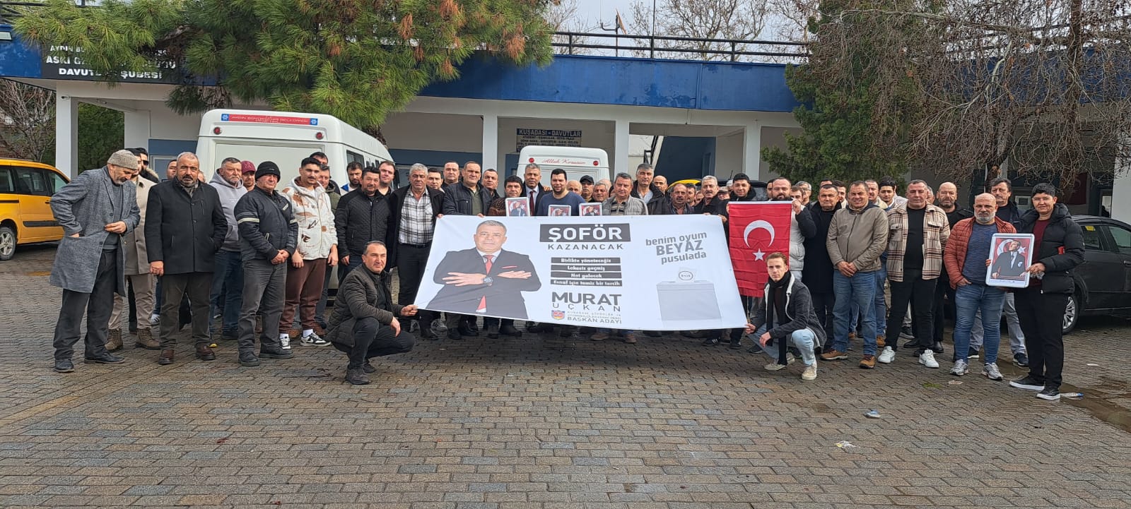 ŞOFÖR ESNAFI KARARINI VERİYOR: DAVUTLAR’DA MURAT UÇKAN’A GÜÇLÜ DESTEK