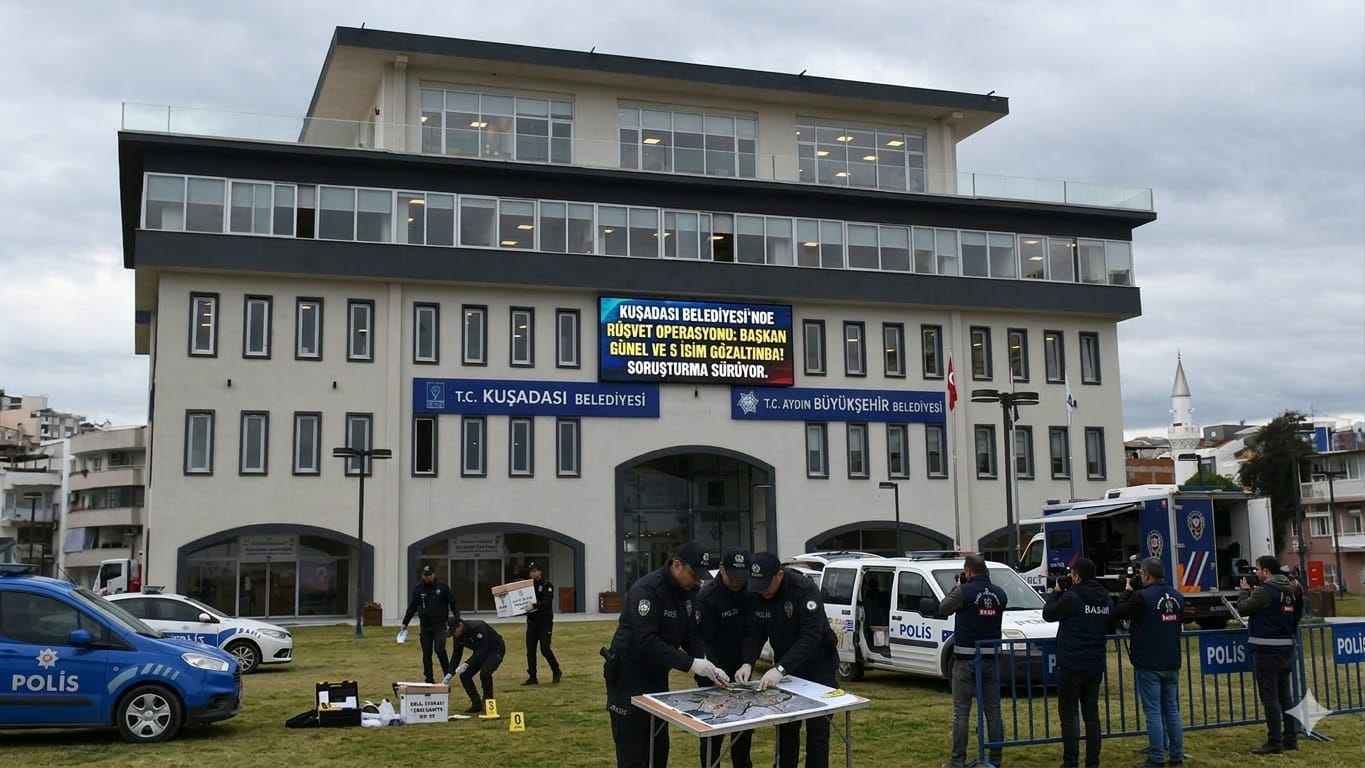 FLAŞ HABER: KUŞADASI BELEDİYESİ’NDE RÜŞVET OPERASYONU!