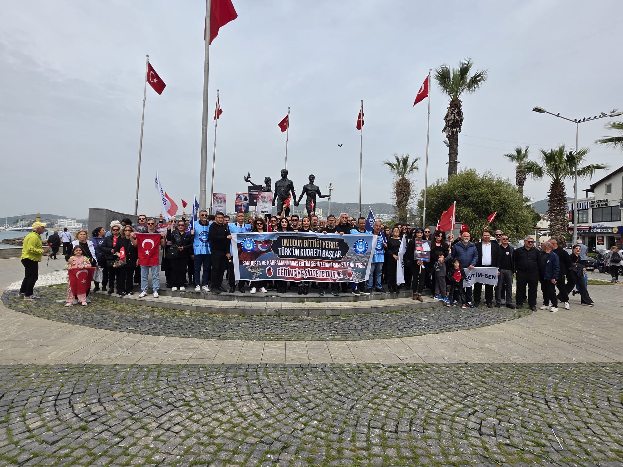 ​EĞİTİME UZANAN KARANLIK ELLERE KUŞADASI’NDAN SERT TEPKİ: 