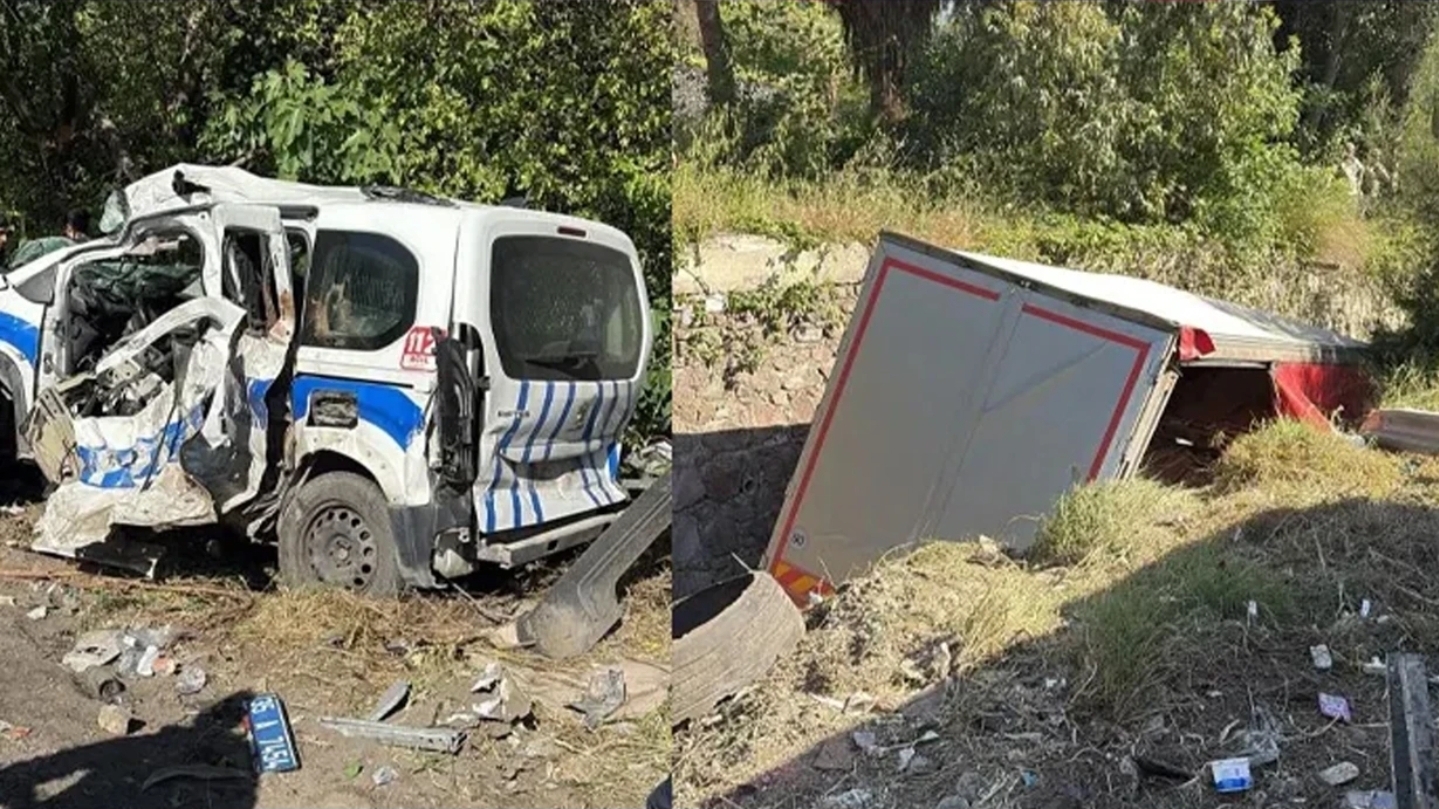 ​FRENİ PATLAYAN DEV ARAÇ DEHŞET SAÇTI: REFÜJÜ AŞIP KARŞI ŞERİDE DALDI