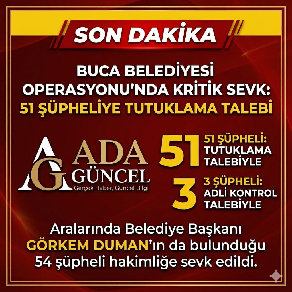 ​SON DAKİKA: Buca Belediyesi Operasyonunda İfadeler Tamamlandı