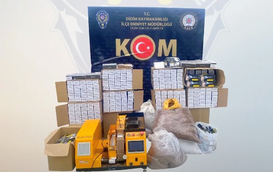 DİDİM’DE KAÇAK TÜTÜN OPERASYONU: YÜZBİNLERCE MAKARON ELE GEÇİRİLDİ