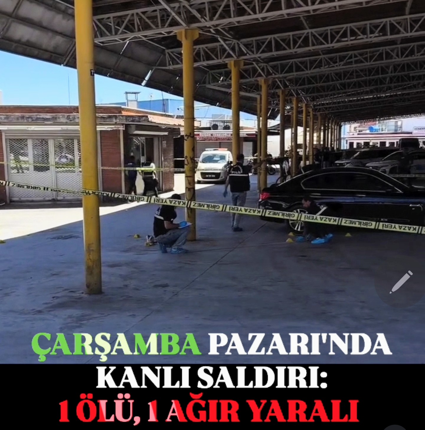 Söke Çarşamba Pazarı'nda Silahlı Saldırı: 1 Ölü, 1 Ağır Yaralı