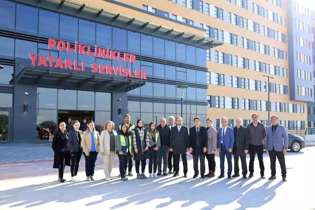 Aydın Şehir Hastanesi Açılışına Hazırlıklar Devam Ediyor