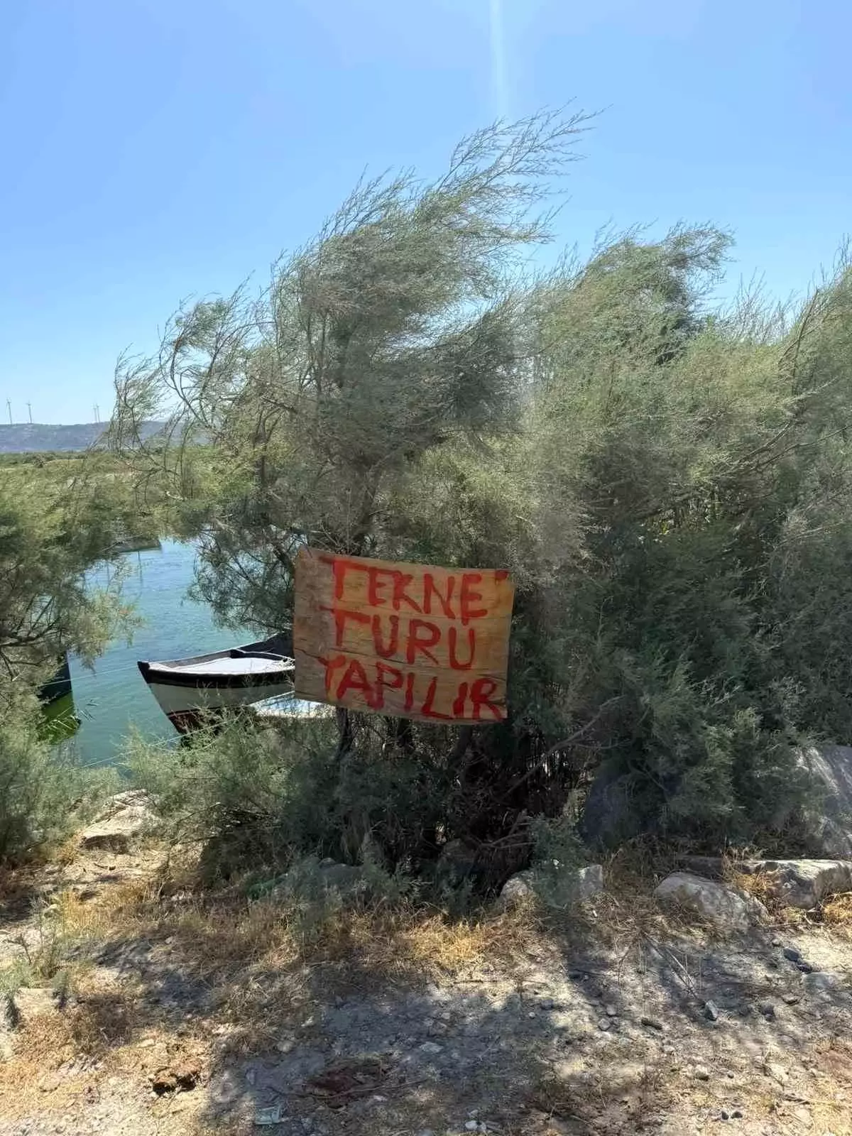 Bafa Gölü'nde İzinsiz Tekne Turu Düzenleyen Şahsa Ceza