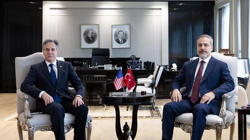 Bakan Fidan, ABD Dışişleri Bakanı Blinken ile bir araya geldi