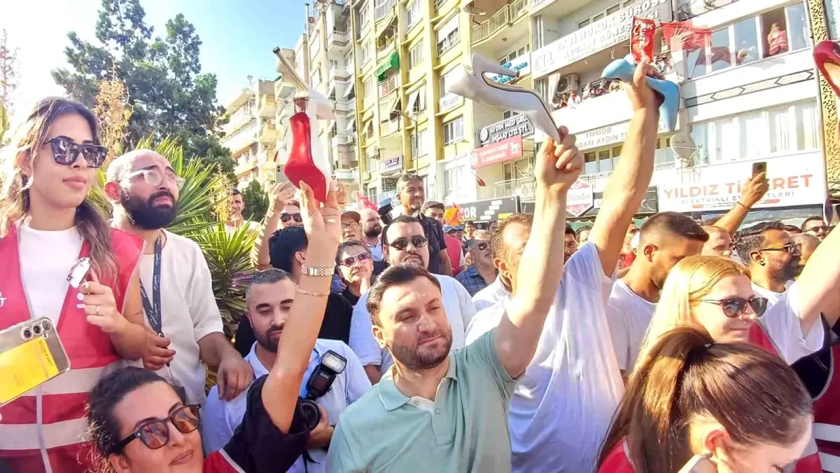 CHP Aydın İl Teşkilatı'ndan Özlem Çerçioğlu'na Protesto