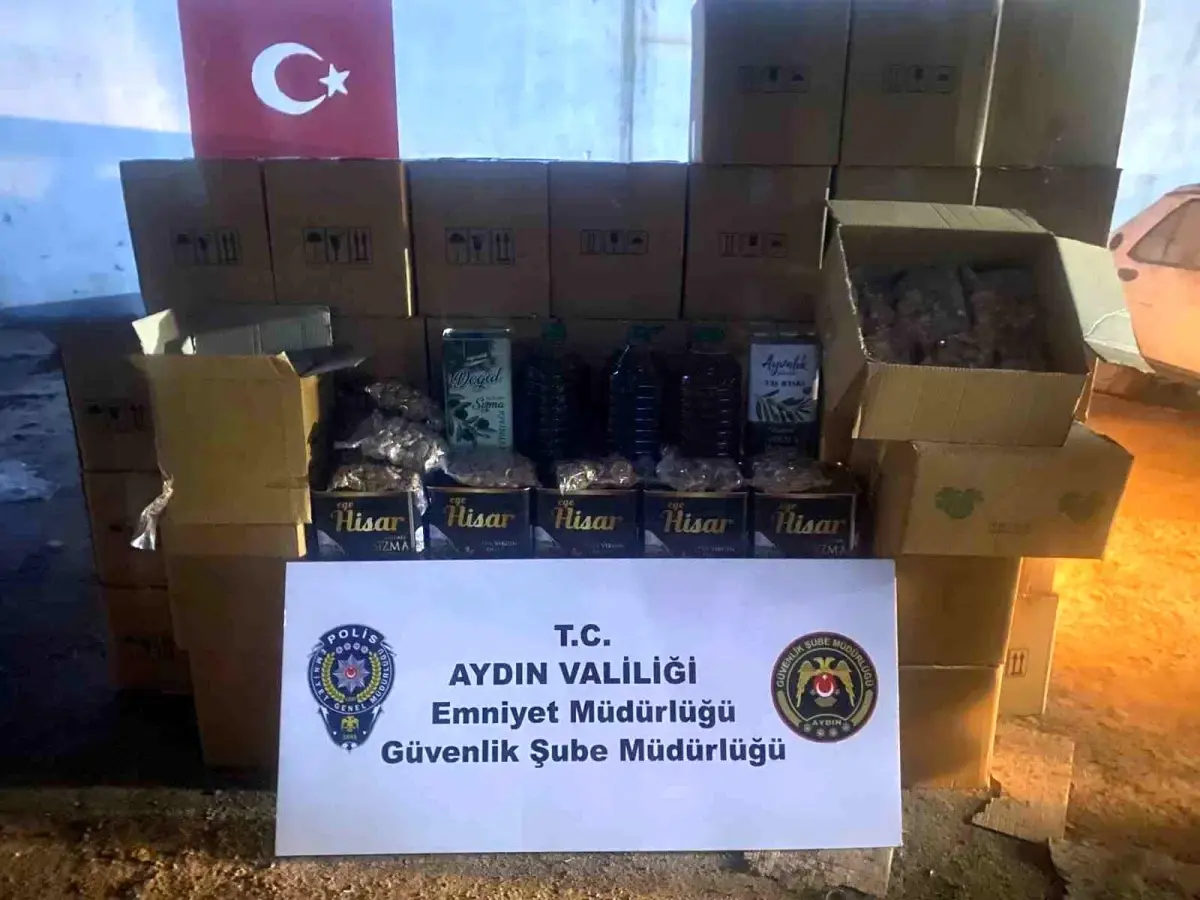 Efeler’de Sahte Gıda Denetimi: Binlerce Litre Etiketsiz Yağ Ele Geçirildi
