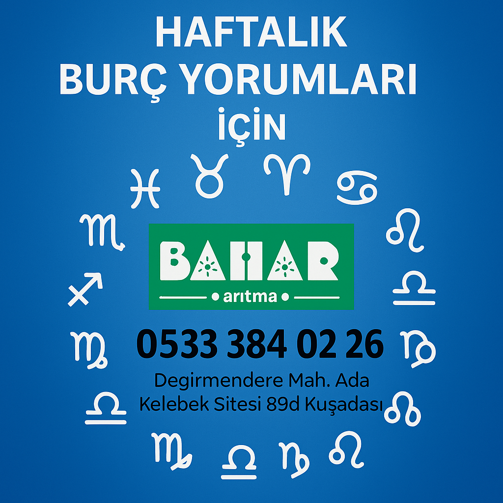Bahar Arıtma ile Haftalık Burç Yorumları (27 Ekim – 2 Kasım 2025)