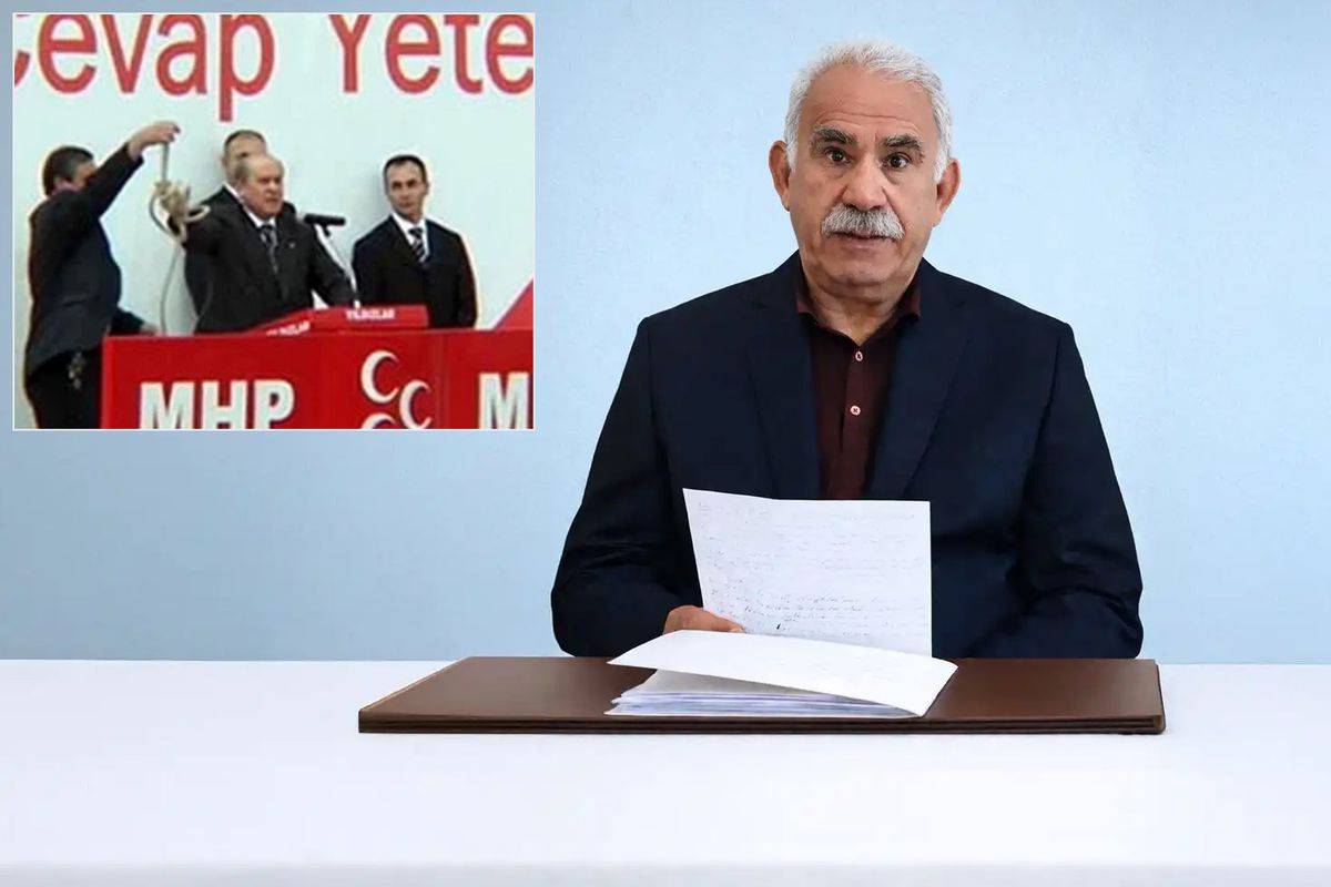 Öcalan'dan Bahçeli'ye övgü: Kürsüden ip attığı dönemi hatırlatıp...