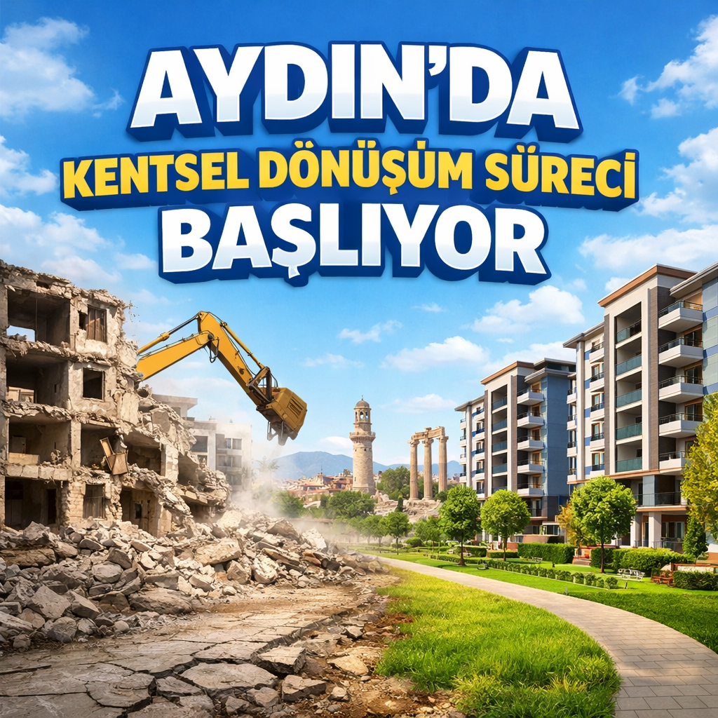 AYDIN’DA KENTSEL DÖNÜŞÜM SÜRECİ BAŞLIYOR