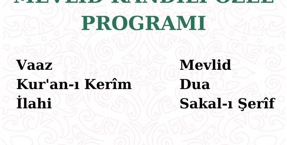 Kuşadası’nda Mevlid-i Nebi Coşkusu: 1500. Yıl Etkinlikleri Başlıyor