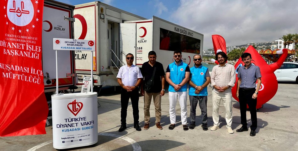 Kuşadası’nda Mevlid-i Nebi Haftasında Anlamlı Kan Bağışı Kampanyası Düzenlendi