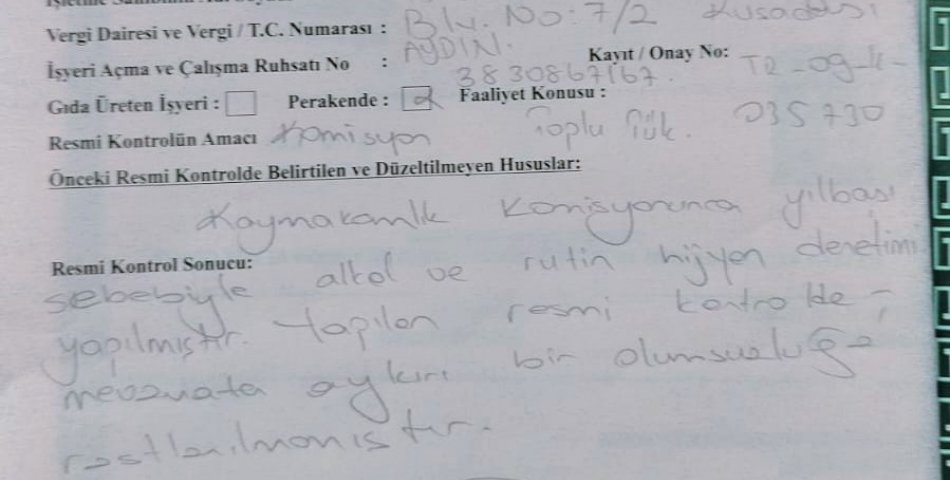 YENİ YIL ÖNCESİ KUŞADASI’NDA DENETİMLER SIKLAŞTIRILDI      KARYA ET & BALIK TÜM KONTROLLERDEN TAM NOT ALDI