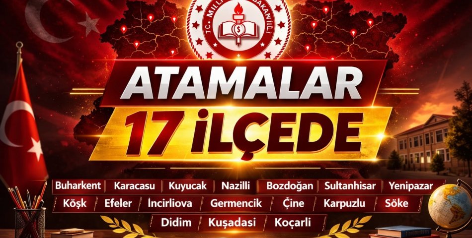 Kuşadası’nda Milli Eğitim’de Görev Değişimi