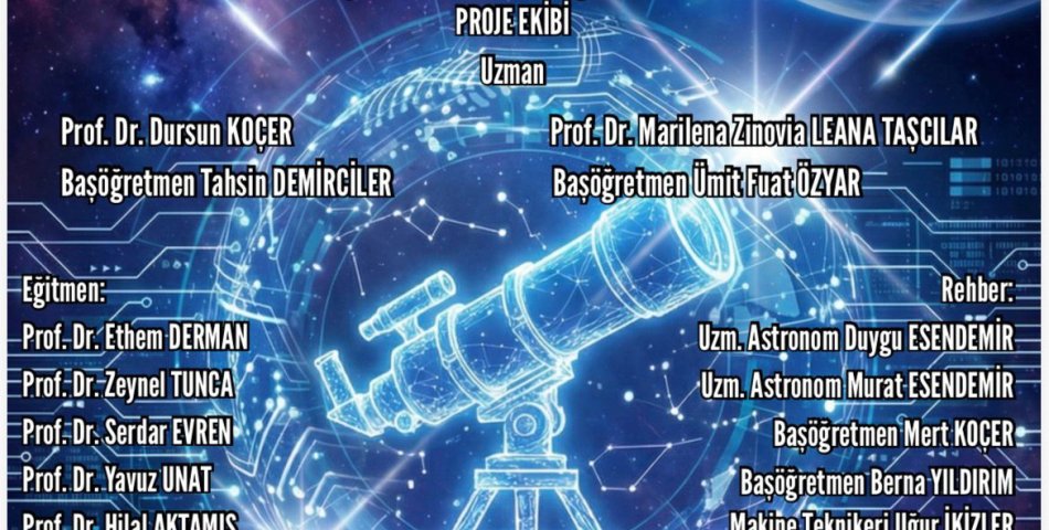 Kuşadası BİLSEM’in “Astronomide İnovasyon” Projesine TÜBİTAK Desteği