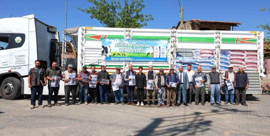 Germencik’te Üreticiye Can Suyu: Büyükşehir’den Yem Desteği Sevinci