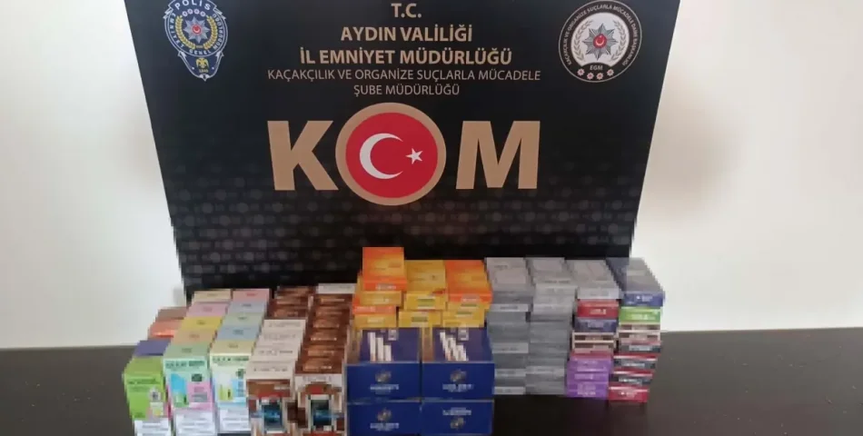 Aydın’da Kaçakçılık Darbesi: 4 İş Yerine Eş Zamanlı Baskın!