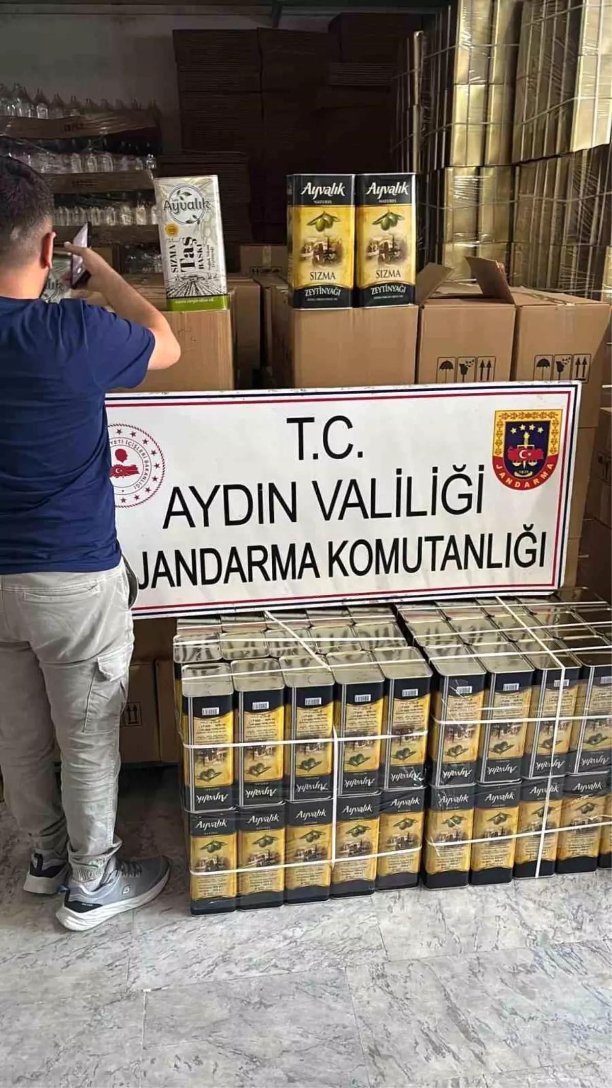 Aydın’da Hileli Zeytinyağı Operasyonu