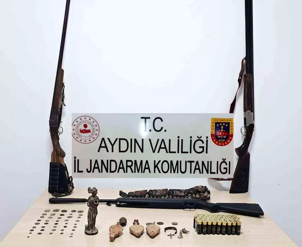 Aydın’da Tarihi Eser Operasyonu