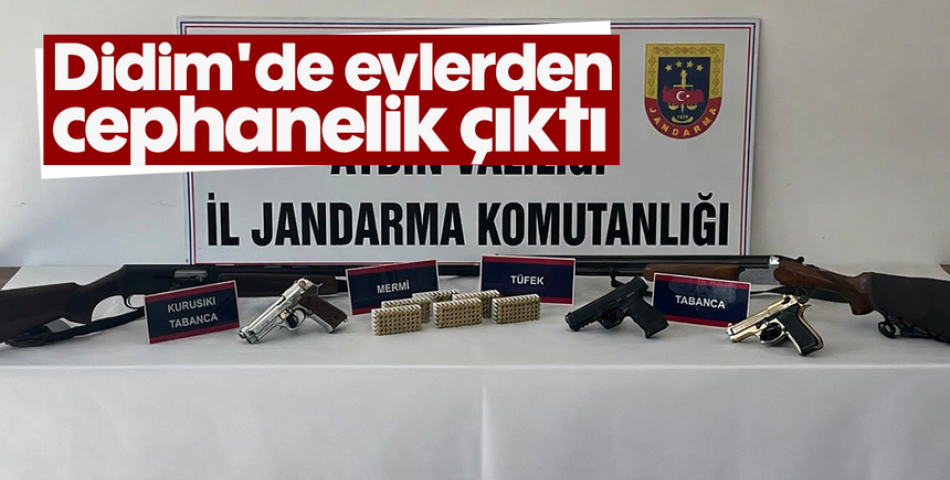 Didim’de Ruhsatsız Silah Operasyonu: Cephanelik Ele Geçirildi