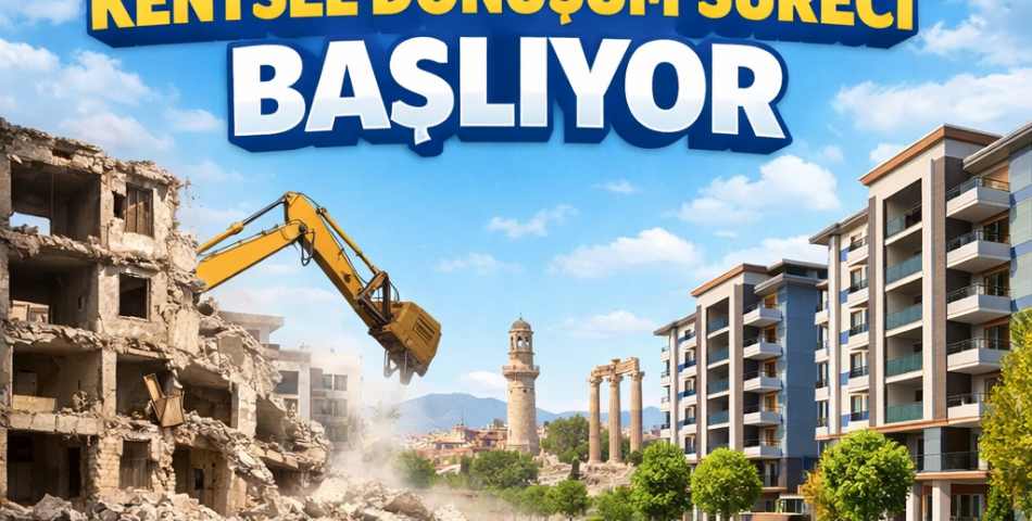 AYDIN’DA KENTSEL DÖNÜŞÜM SÜRECİ BAŞLIYOR