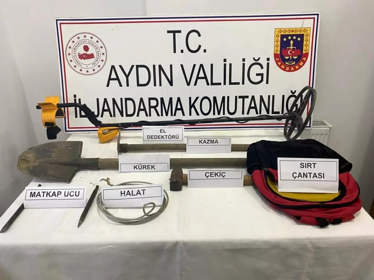İzinsiz Kazı Yapan 3 Şahıs Suçüstü Yakalandı