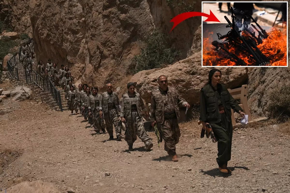 Silah yakma sonrası gözler PKK’nın üzerinde! 11 terör kampı boşaltılacak