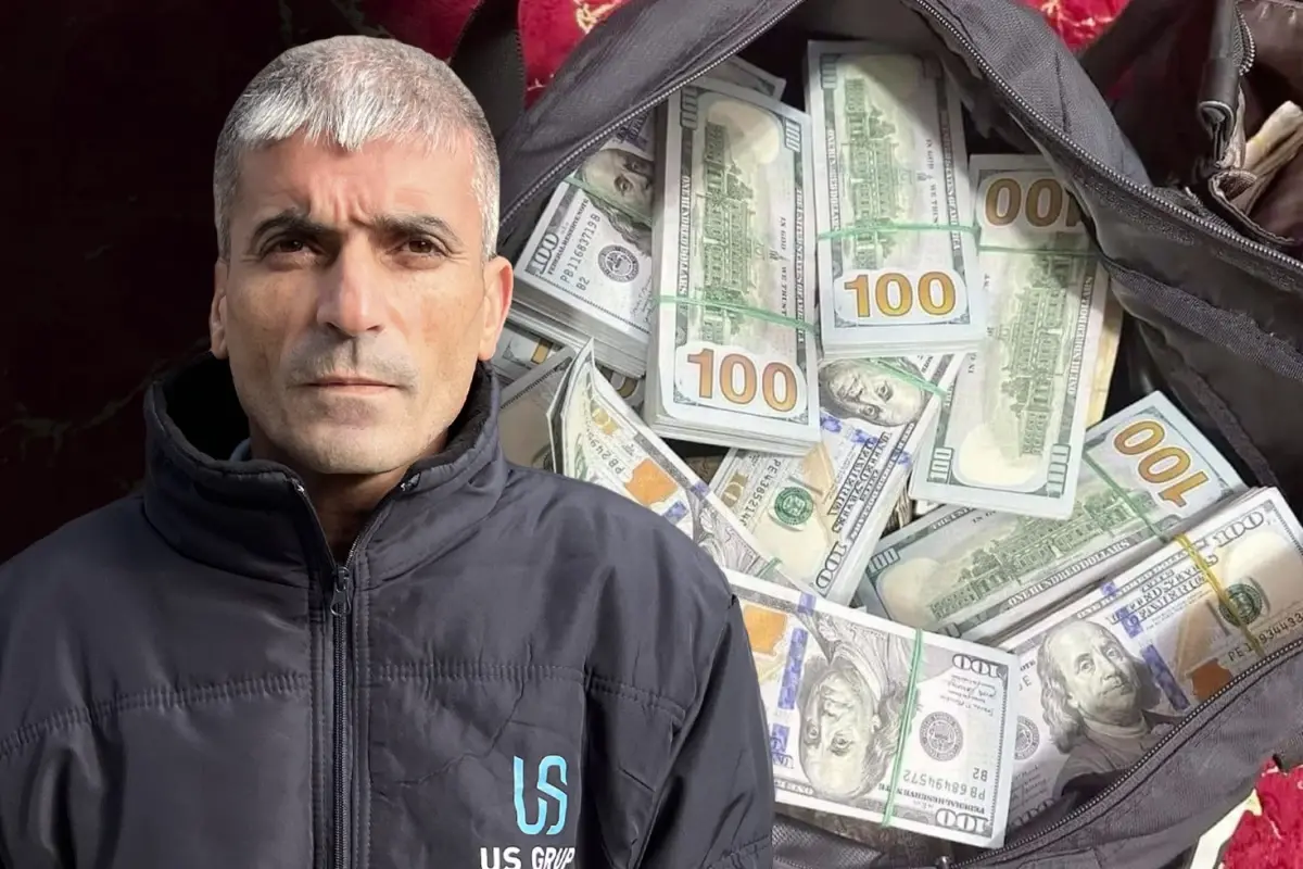 Temizlik yaparken ağacın dibinde içi dolar dolu paket buldu